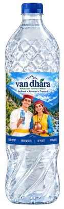 Van Dhara bottle with Pahadi heritage label
